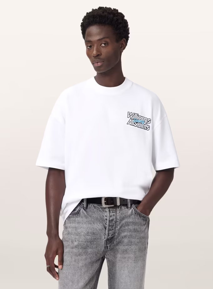 Williams X AllSaints Pole Crew Neck T-Shirt
