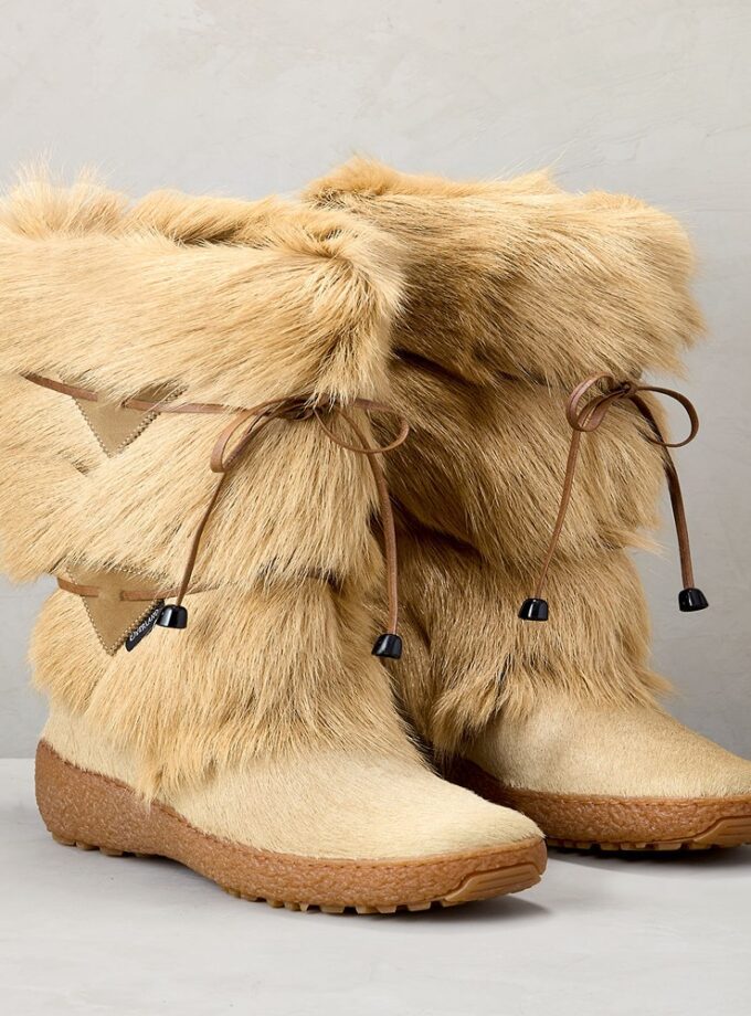 Women's Anna Wool-Lined Fur Boots