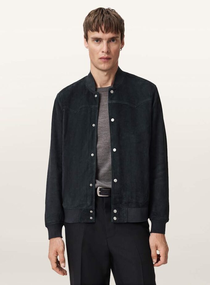 Stafford Suede Bomber Jacket