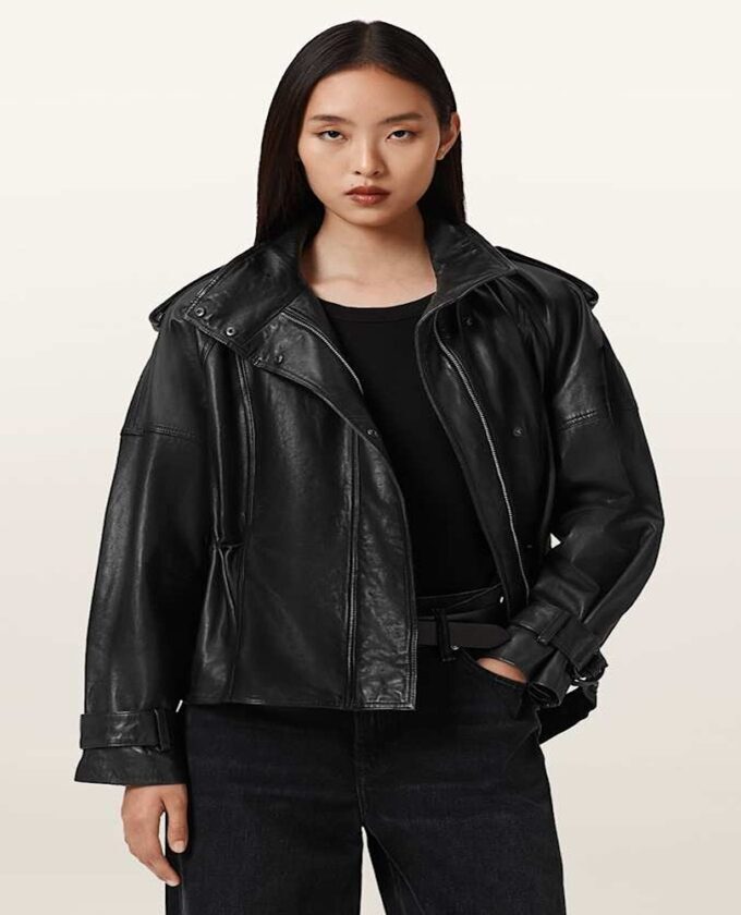 Women Serne Leather Jacket